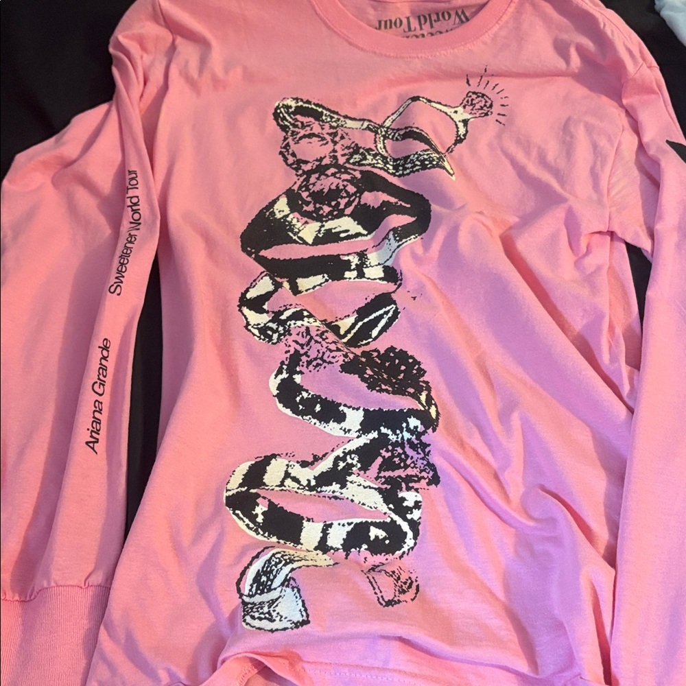 Ariana Grande Sweetner Tour Long Sleeve Shirt size s